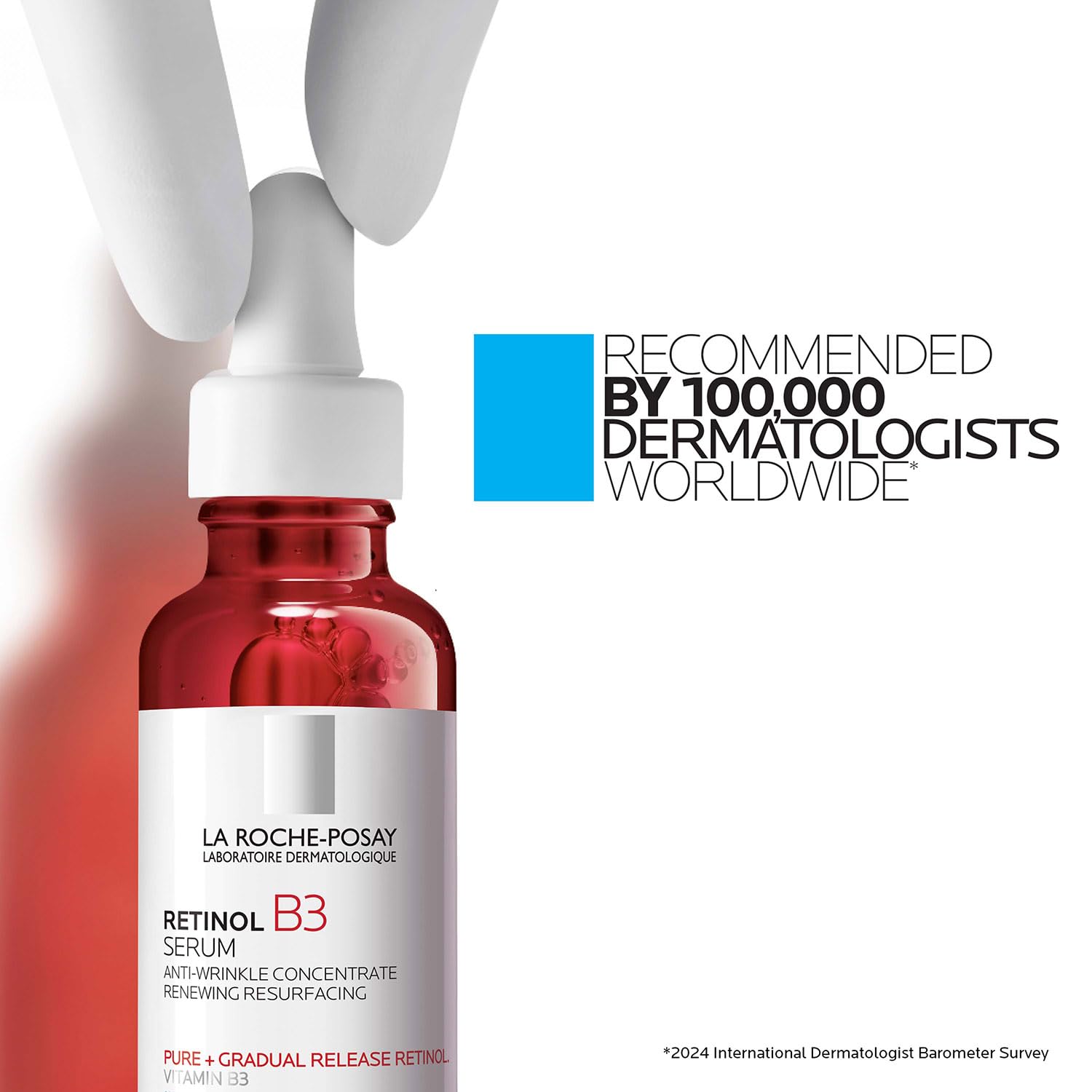 La Roche-Posay Retinol B3 Serum bottle with dropper, red liquid on Tampa Home & Garden Store
