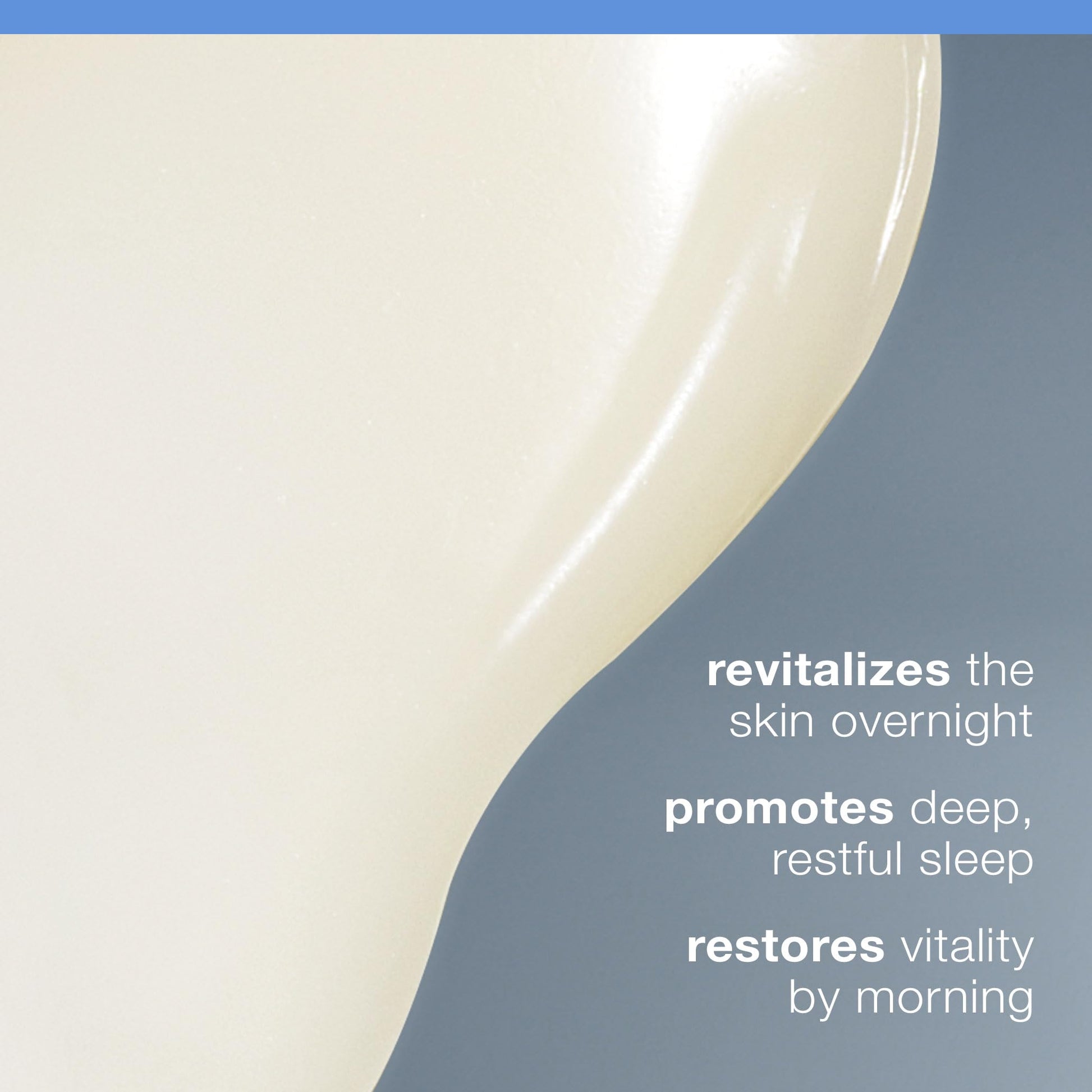 Dermalogica Sound Sleep Cocoon Night Gel-Cream on pale beige curved surface on Tampa Home & Garden Store