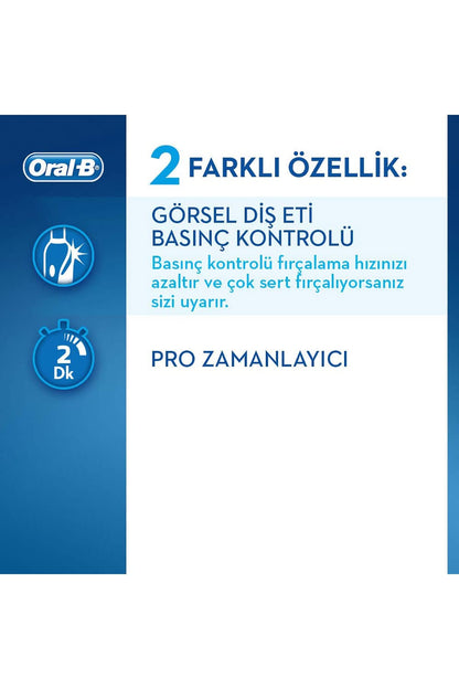 Oral-B Pro 2 Black Edition rechargeable toothbrush with bonus handle in blue packaging on Tampa Home & Garden Store
