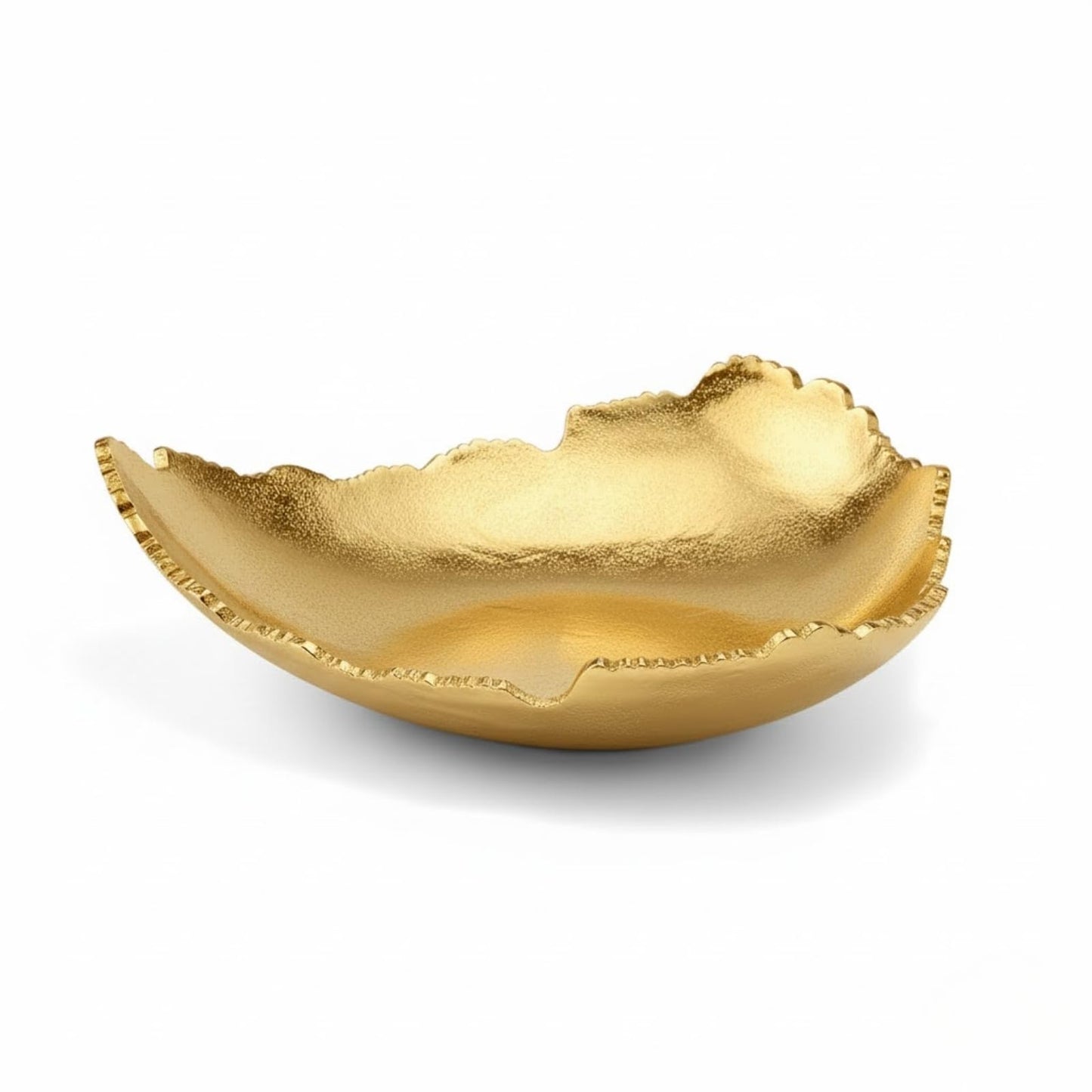 Gold Platter Bowl And Modern Table Centerpiece
