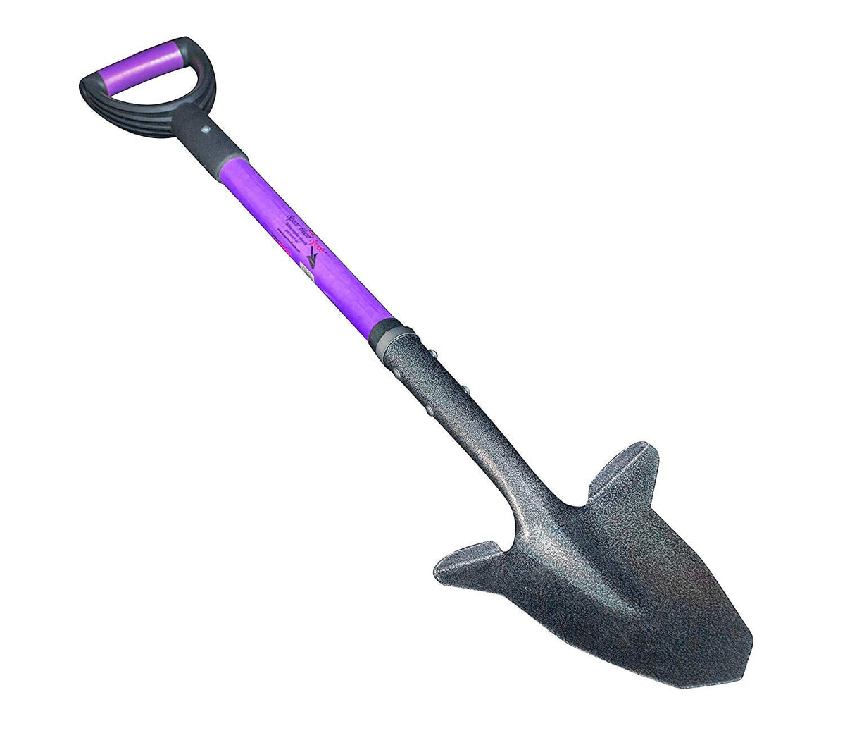 Spear Head Spade 40 in D-grip garden tool with purple shaft and gray spade blade on Tampa Home & Garden Store
