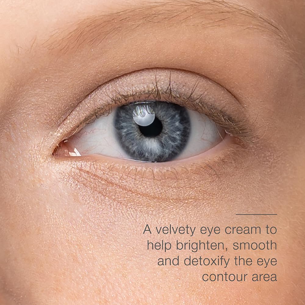 Skincode Brightening Eye Contour Cream eye cream close-up of a blue eye with smooth skin on Tampa Home & Garden Store