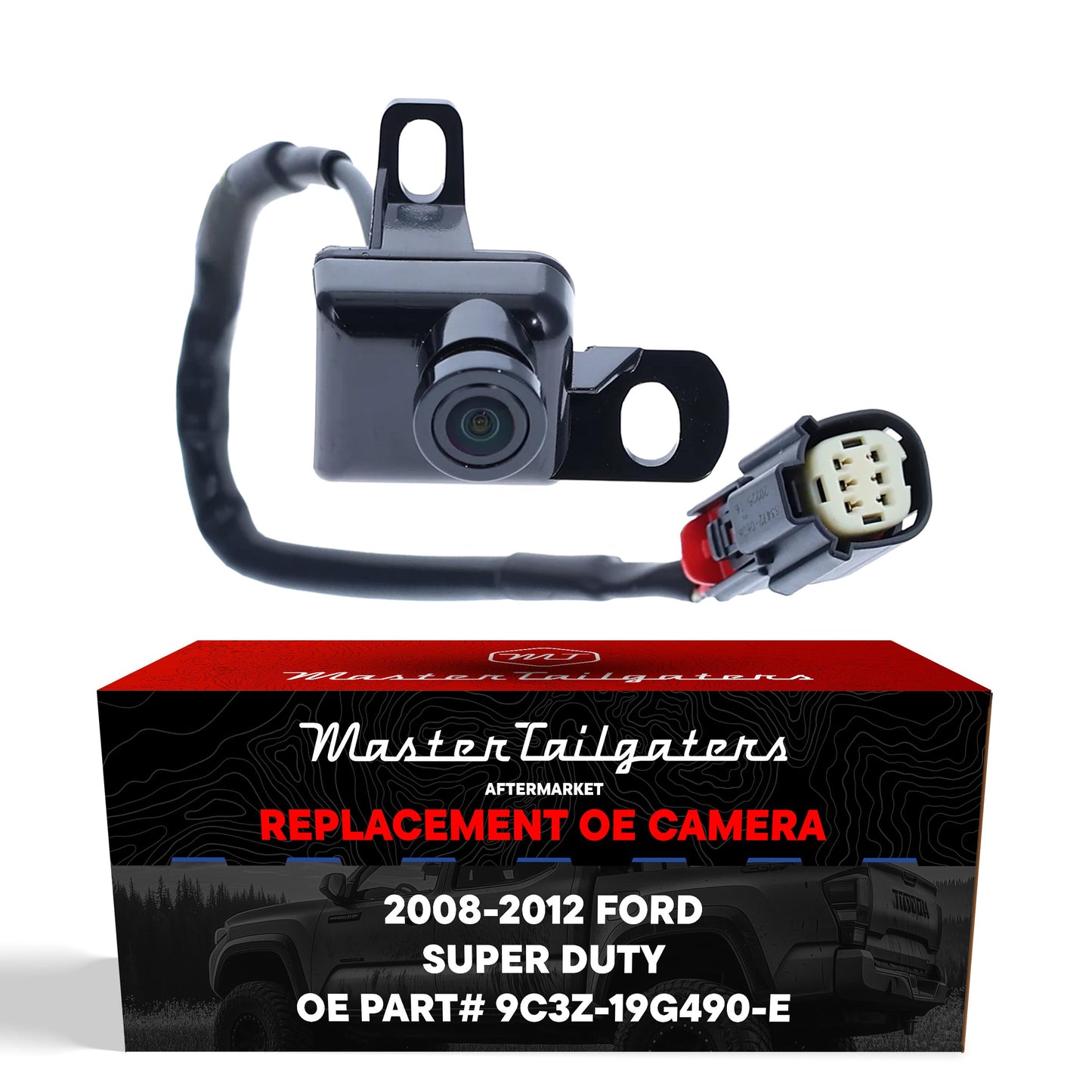Ford Superduty OEM backup camera by Master Tailgaters, black housing, OE part 9C3Z-19G490-E on Tampa Home & Garden Store