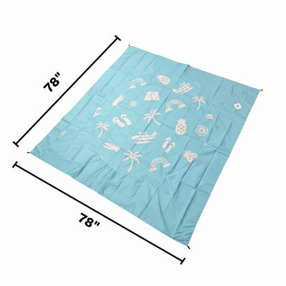 Foldable Beach Splash Mat for Babies and Toddlers