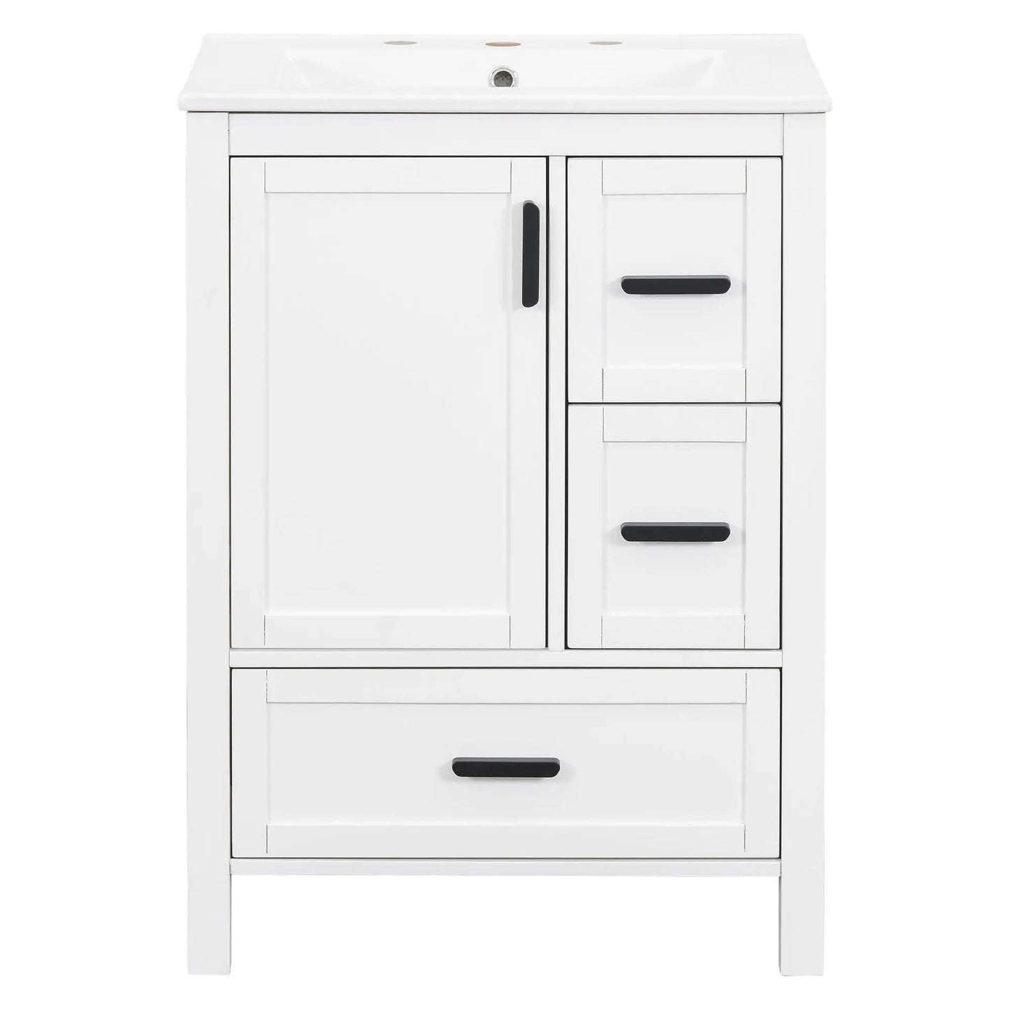 Bathroom Vanity With Sink and Soft-Close Drawers