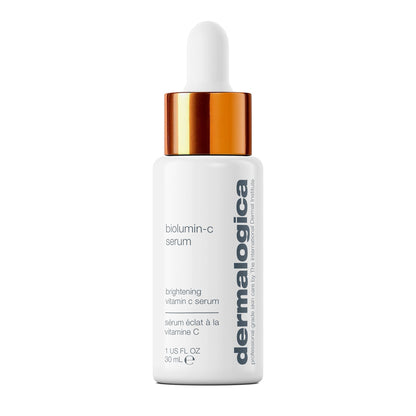 Biolumin-C serum bottle by Dermalogica with white body and copper cap on Tampa Home & Garden Store