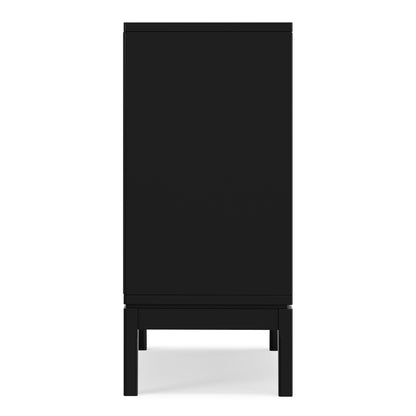 Harper low storage cabinet in black by HouseOfZazla, modern accent cabinet on Tampa Home & Garden Store