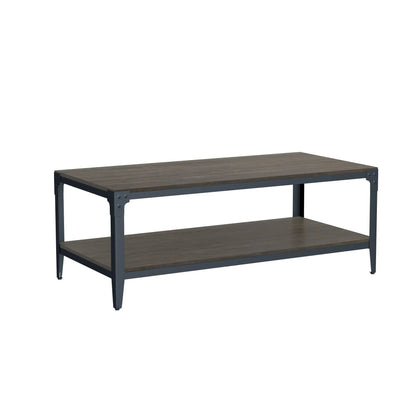 Drake Coffee Table Industrial Style Easy Assembly