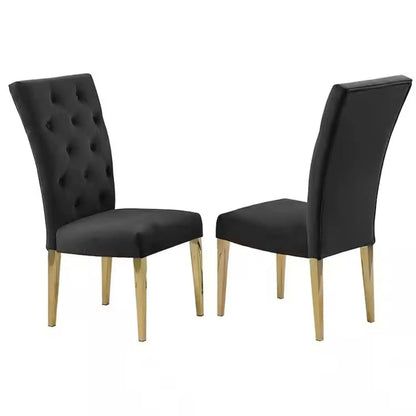Modern Design Upholstered Dining Chair Set of 2