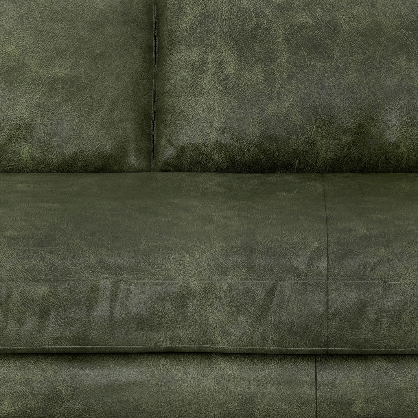 Morrison Brazilian Leather Sofa and Ottoman Set