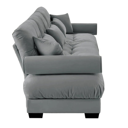 Modern Oversize Sofa With Cloud Like Comfort