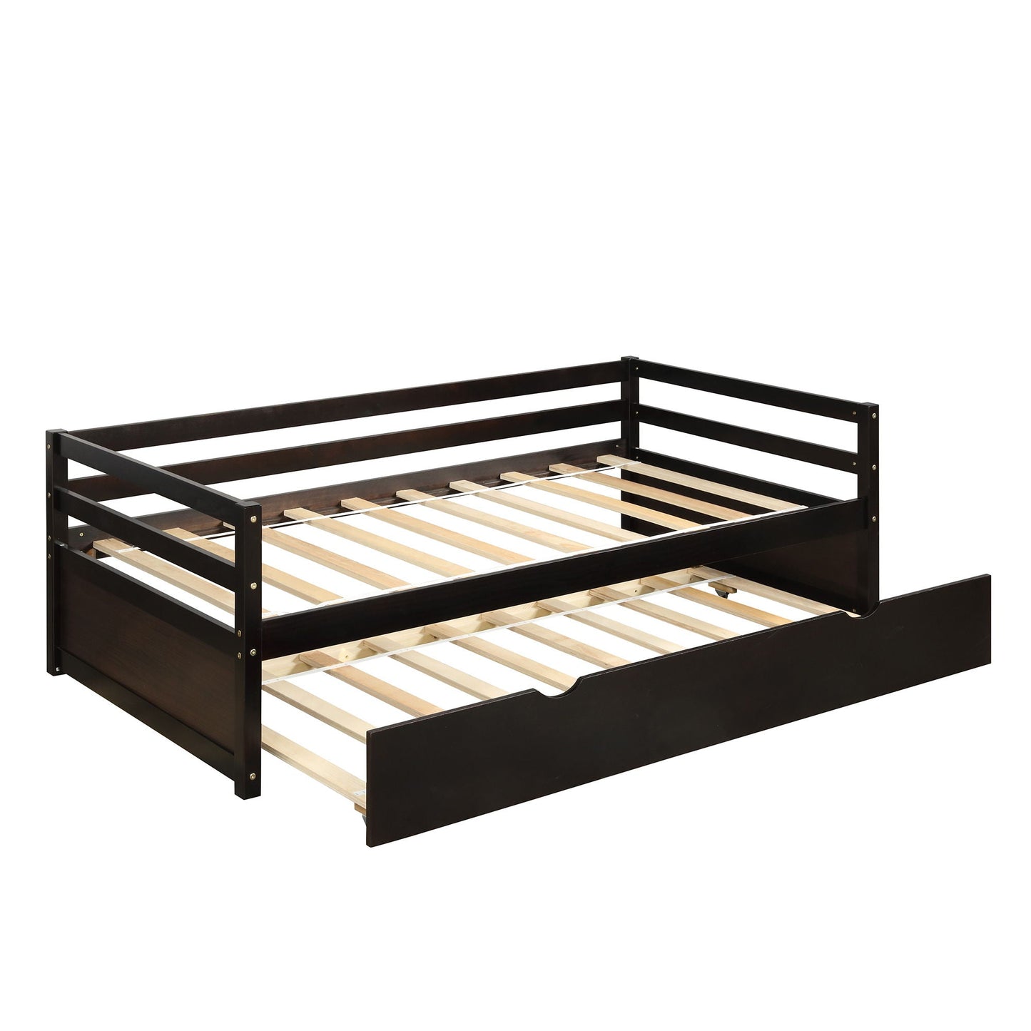 Twin Daybed With Classic Trundle Bed Frame