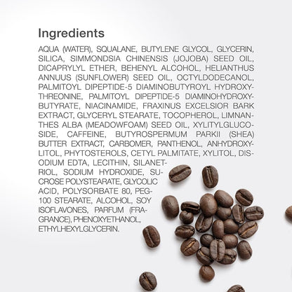Eye cream Skincode Contour Cream for Wrinkle Reduction, 15ml, ingredients and coffee beans on Tampa Home & Garden Store