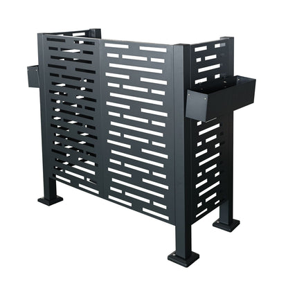 Air Conditioner Privacy Fence Cover and 3 Panels