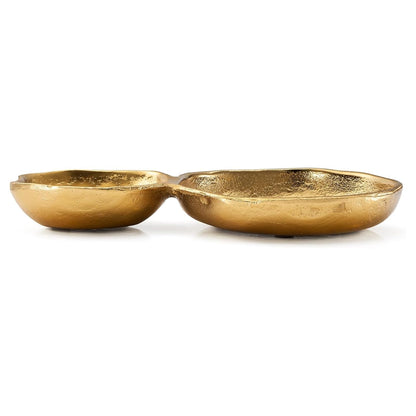 Set of 2 Elegant and Gold Decorative Bowls