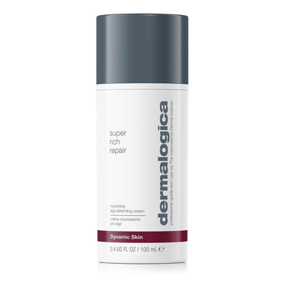 Dermalogica face cream bottle with dark navy cap, white body, 3.4 oz/100 ml on Tampa Home & Garden Store