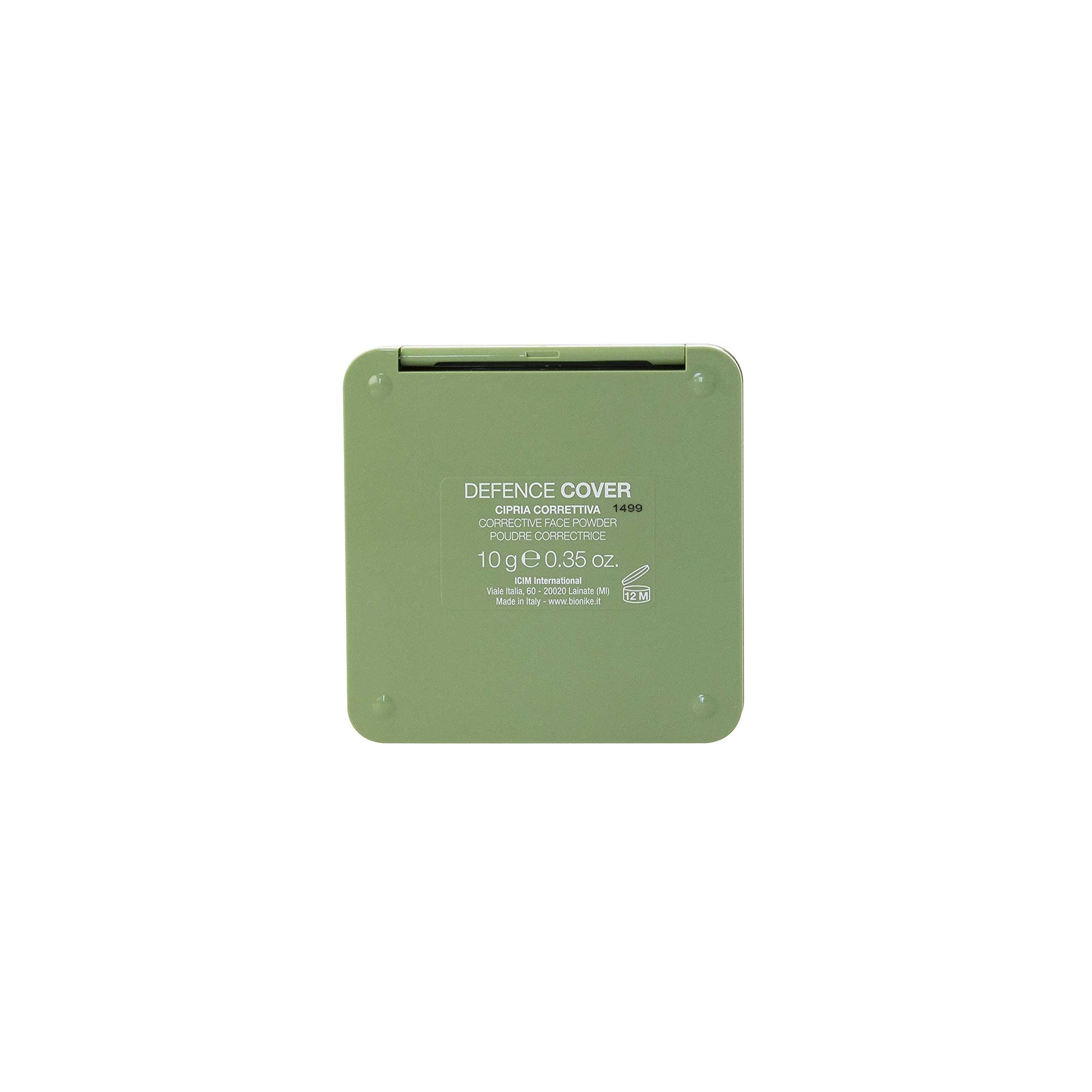BioNike Defense Cover Concealer Powder 10g compact in olive green tin on Tampa Home & Garden Store