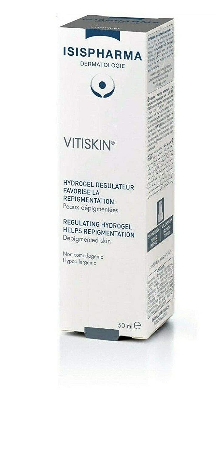 IsisPharma Vitiskin Regulating Hydrogel box white with blue logo, 50 ml skincare by Beauty Care Bag on Tampa Home & Garden Store