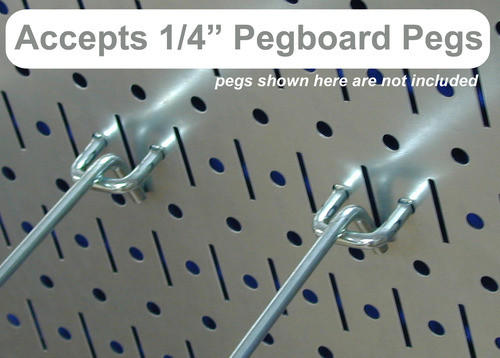 Wall Mounted Pegboard Paint Storage and Rack