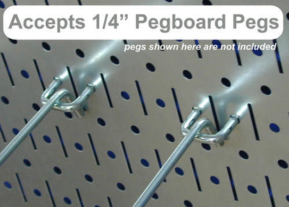 Wall Mounted Pegboard Paint Storage and Rack