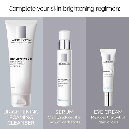 Pigmentclar Eye Cream 15 ml La Roche-Posay white tube with silver cap skincare trio on Tampa Home & Garden Store