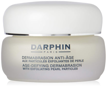 Darphin Paris Age-Defying Dermabrasion Exfoliator jar with white container and silver band on Tampa Home & Garden Store