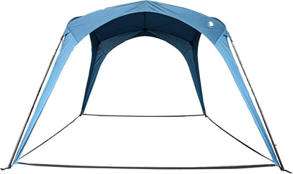 Pop 'N Go canopy blue pop-up shelter with steel frame by The California Beach Company LLC on Tampa Home & Garden Store
