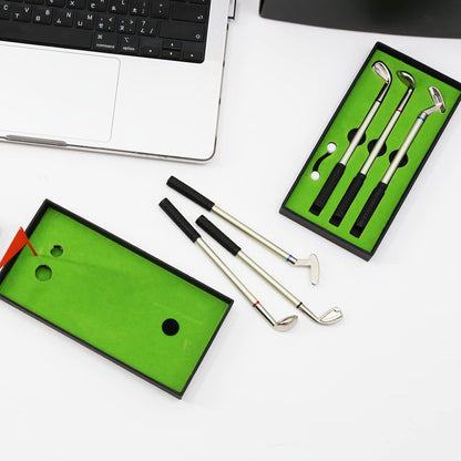 Golf Putter Pen and Coffee Mug Desk Gift Set