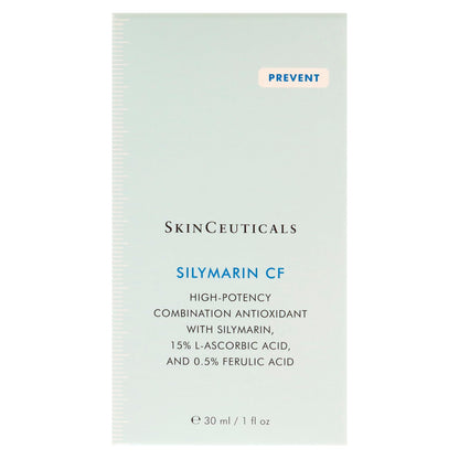 Face serum Skinceuticals Silymarin CF box, pale blue packaging, 30 ml on Tampa Home & Garden Store