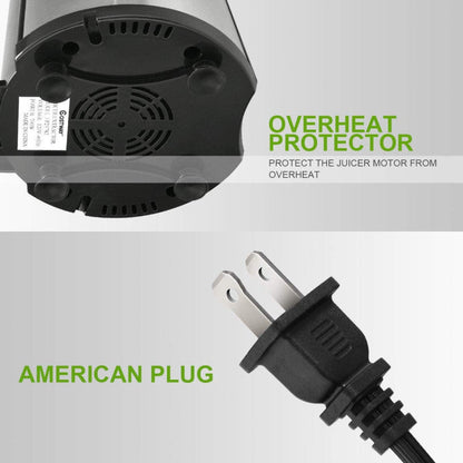 Extractor de zumo eléctrico de 2 velocidades para frutas y verduras