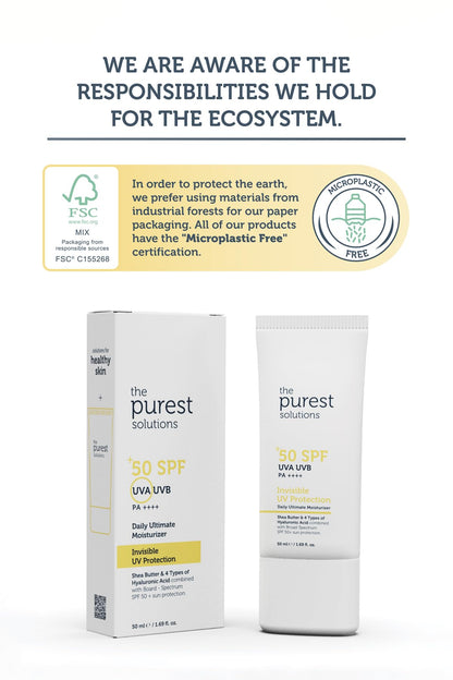 the purest SPF50+ UV protection serum set boxed kit and tube by Beauty Care Bag on Tampa Store on Tampa Home & Garden Store