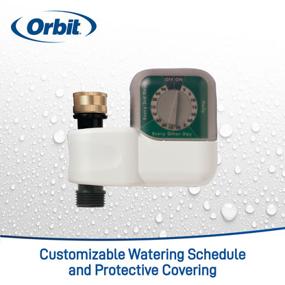 1-Outlet Automatic Single-Dial Hose Faucet Timer