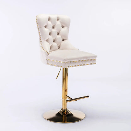 Thick Swivel Barstools with Adjustable Height