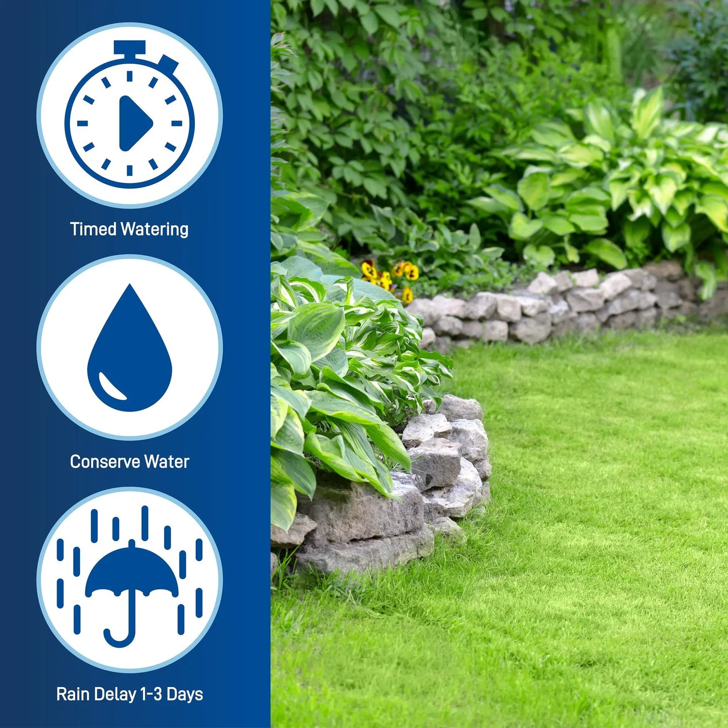 Hose Faucet Timer With One Dial Outlet by Orbit Irrigation, hose end sprinkler control on Tampa Home & Garden Store