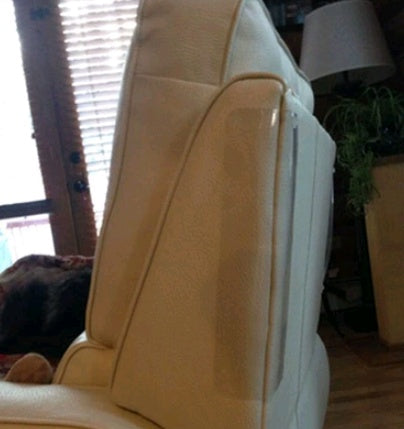 Cat Claw Protector Sofa Protect Pads by Pet Zen on beige leather sofa on Tampa Home & Garden Store