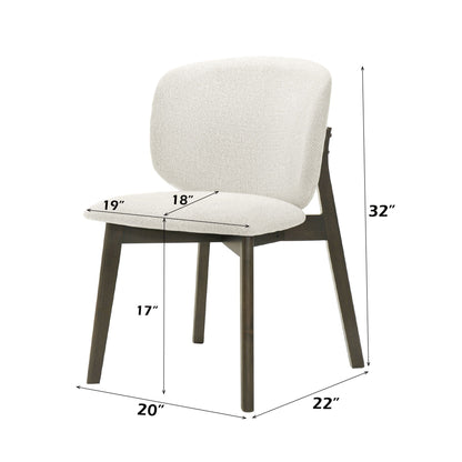 Gray & walnut cushioned side chair set for kids, 2-pack by HouseOfZazla on Tampa Home & Garden Store