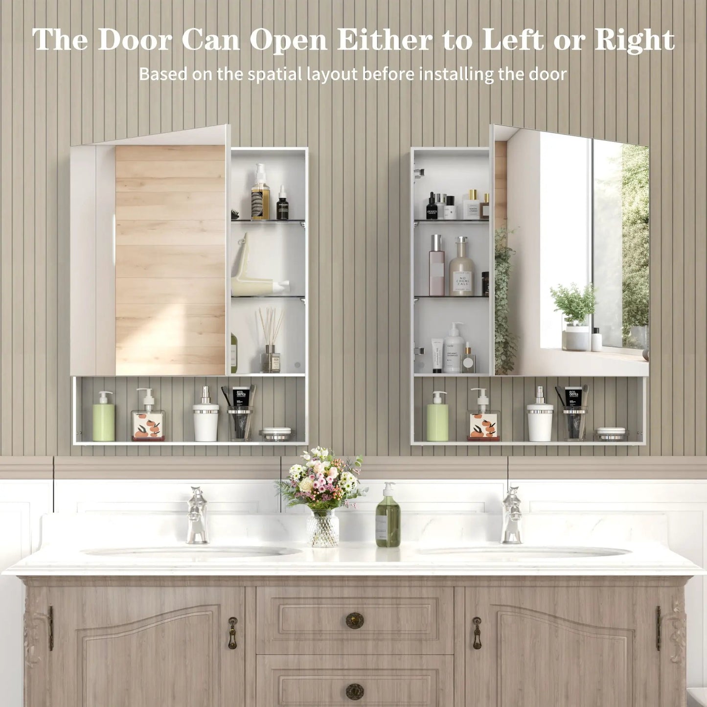 Medicine Cabinet With Mirror for Bathroom