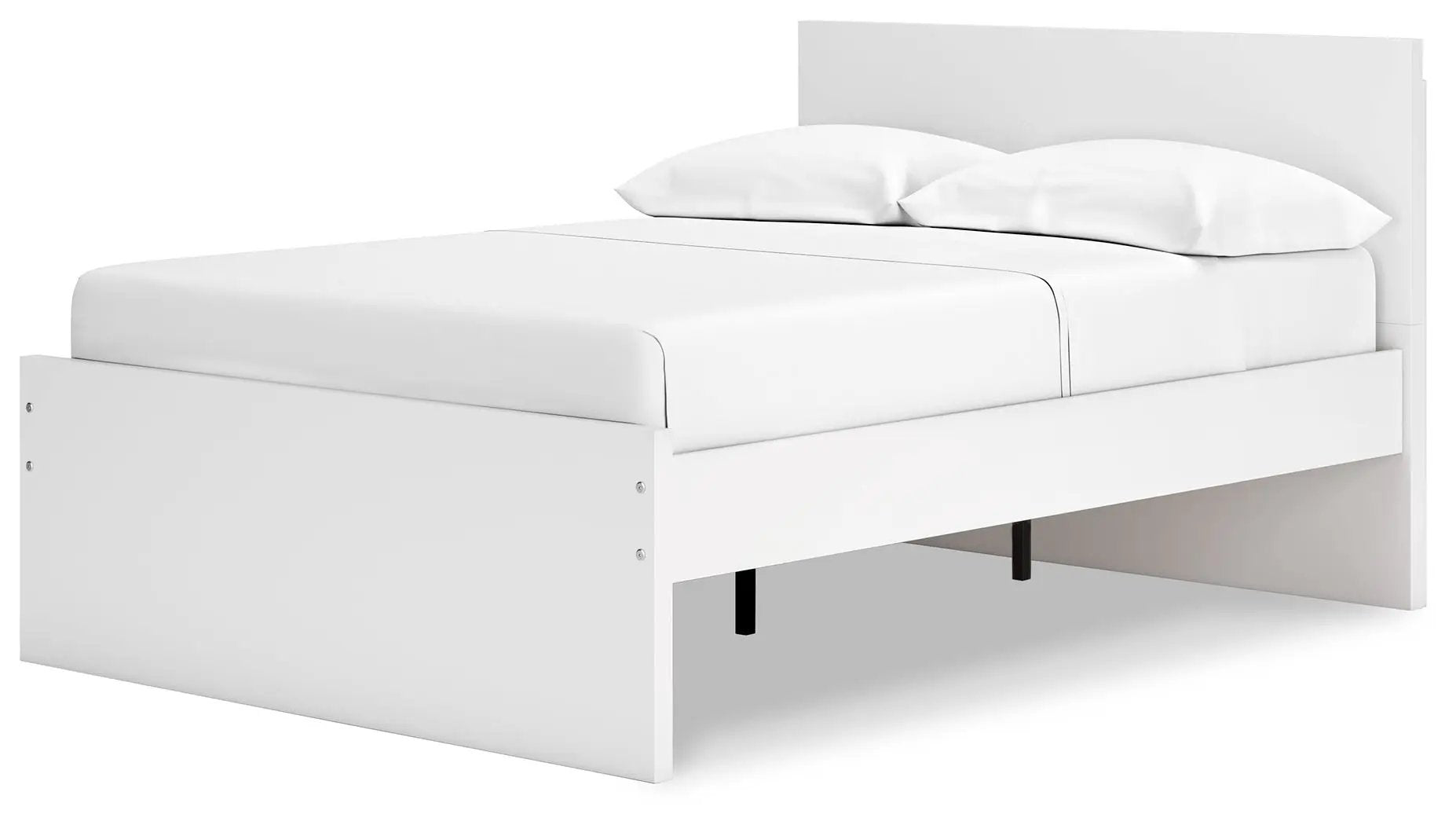 Onita panel platform bed white with headboard by Unique Piece Furniture on Tampa Home & Garden Store