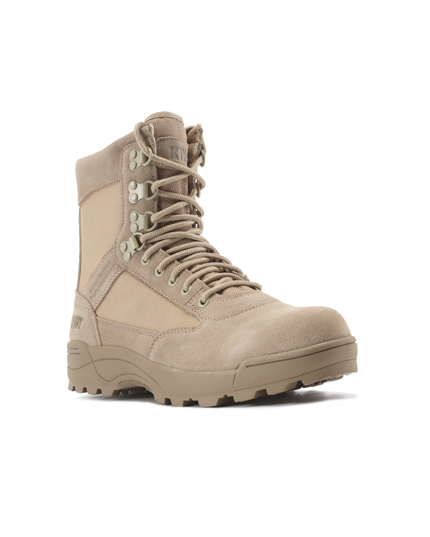 Kiwi Durable Sand Suede 6.5" Steel Toe Zipped Water Resistant Tactical Boots [R60200]