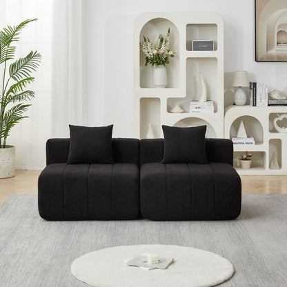 Symmetrical Modular Sofa And Piano Key Design