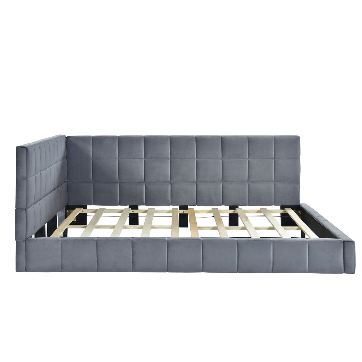 the Elegant Mid Century Modern Velvet Daybed