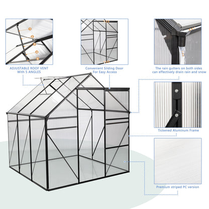 Outdoor Polycarbonate House and Raised Metal Base
