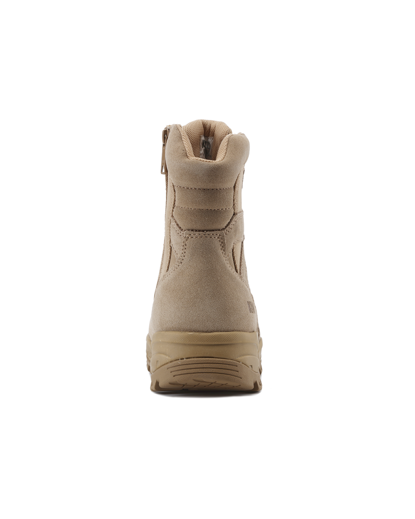 Botas tácticas Kiwi Rugged Sand Suede de 18 cm con cremallera, resistentes al agua [R62200]