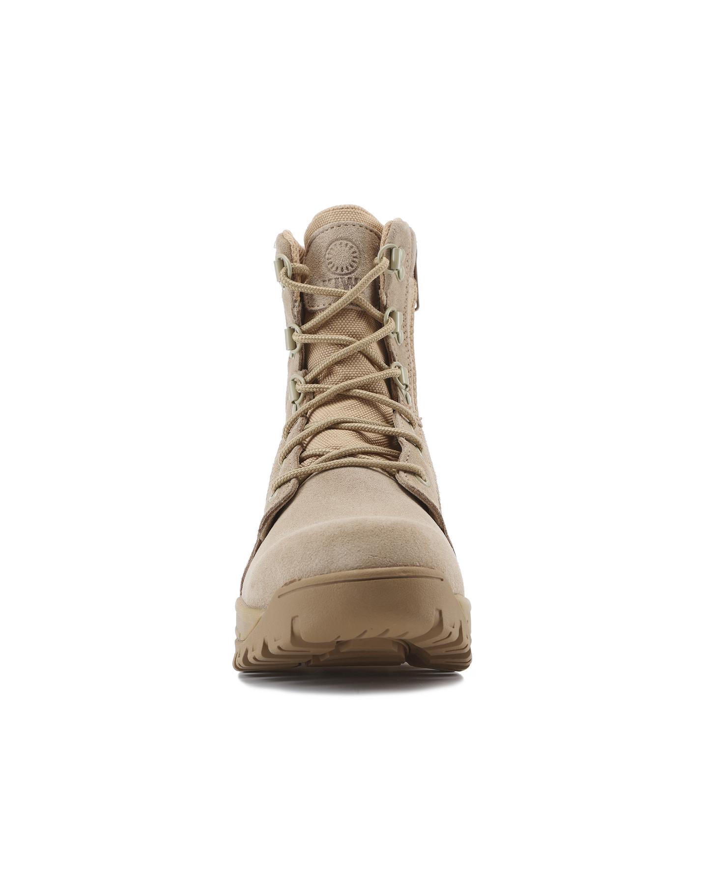 Botas tácticas Kiwi Rugged Sand Suede de 18 cm con cremallera, resistentes al agua [R62200]