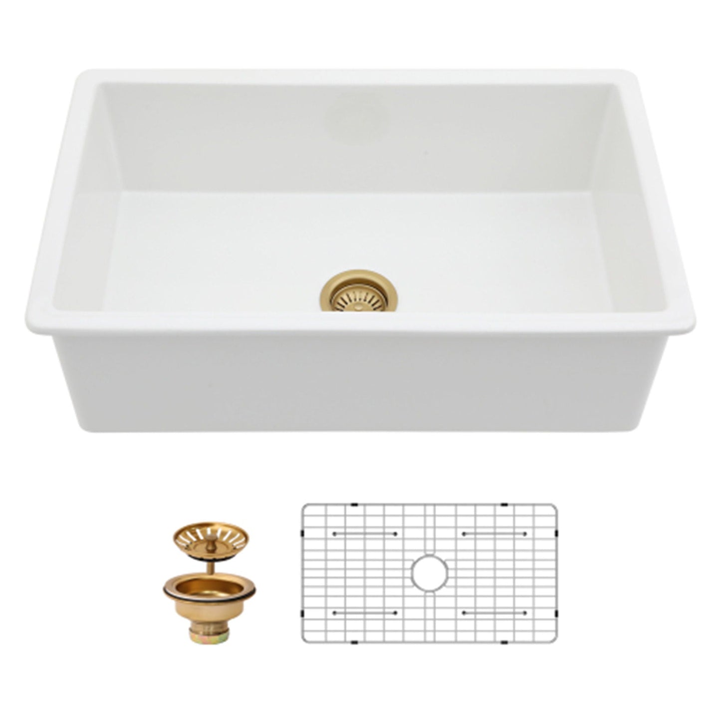 The Dual Mount Ceramic Single Bowl Kitchen Sink