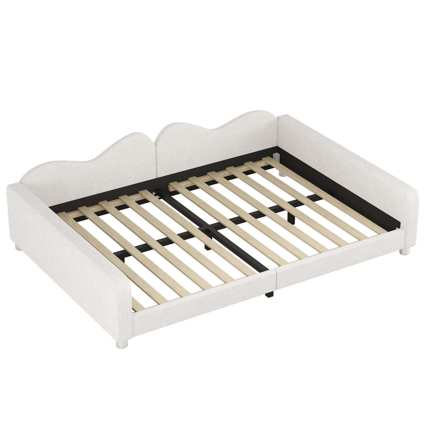 Modern Sherpa Daybed and Cloud Shaped Backrest