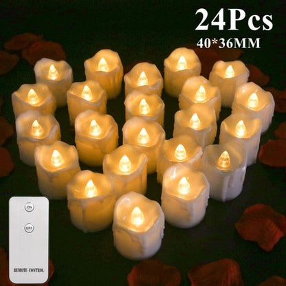 Battery Operated LED Tea Lights For Home Decor