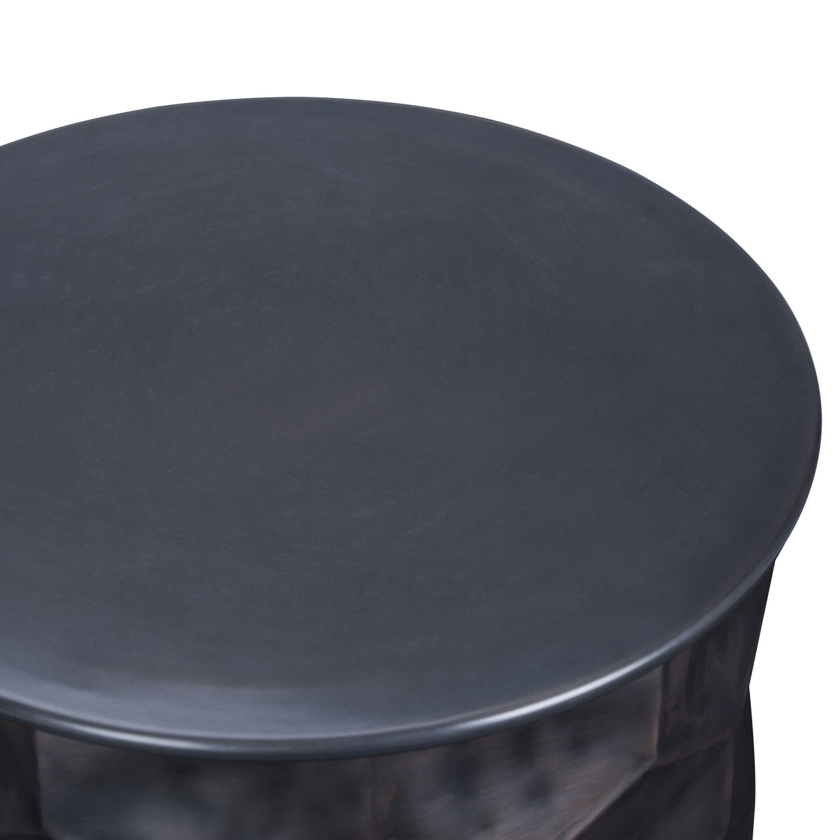 Handcrafted metal storage coffee table with removable top, dark charcoal finish, HouseOfZazla on Tampa Home & Garden Store