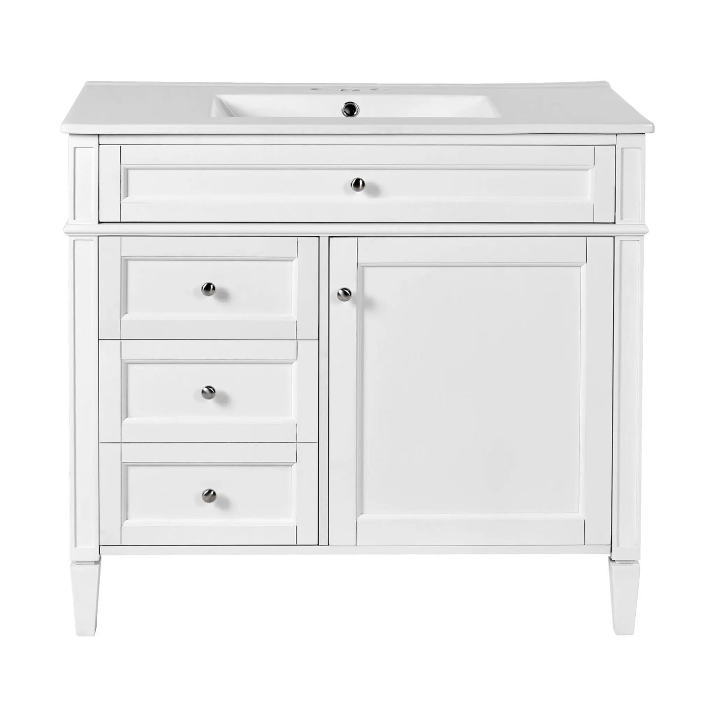 Bathroom Vanity With Top Sink and 2 Drawers