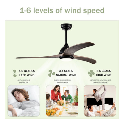 52-inch solid wood blades ceiling fan with light and remote by HouseOfZazla on Tampa Home & Garden Store